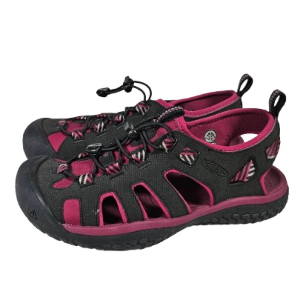 Keen Women's Black and Pink Outdoor Sandals